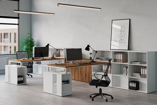 Передняя панель стола 180 Tess 165x1,6x35 дуб крафт золотой - Вид 27