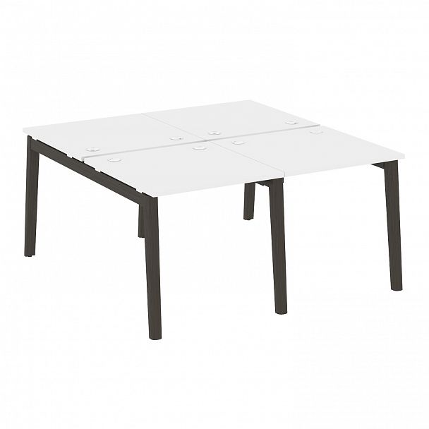 Рабочая станция "Onix wood" OW.D.RS-4.0.8 белый/дуб темный - Вид 1