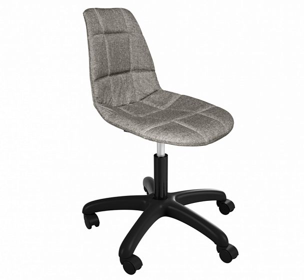 Стул подъемно-поворотный Sheffilton SHT-ST29-C/S120P пепельный/черный муар - Вид 1