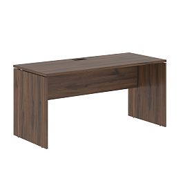 Стол прямой EDST 1567 Дуб Денвер тёмный/Мокко 1560х670х750 EDIS - Фото предпросмотра