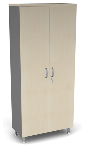 Гардероб широкий (штанга) Берлин Береза Майнау/Серый ШГ5-90/60 - Вид 1