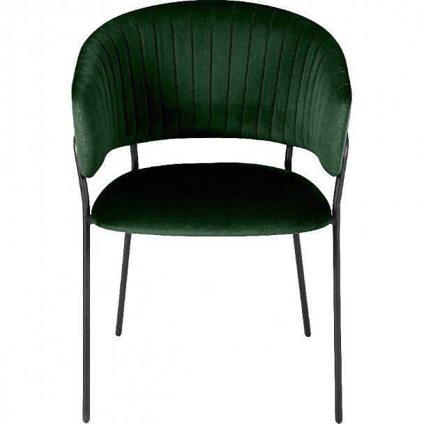 Комплект кухонных стульев Даксон зеленый велюр/черный, 3 шт. - Вид 2