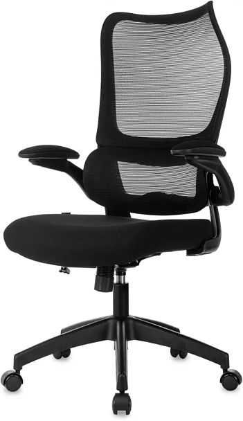 Кресло эргономичное Бюрократ Sigma 1 черный сетка/ткань крестов. пластик - Вид 2