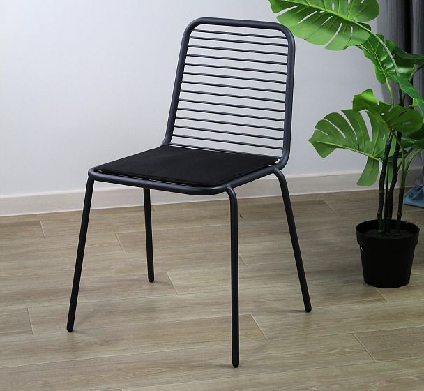 Стул Sheffilton SHT-S153-CN1 графит муар/черный - Вид 7