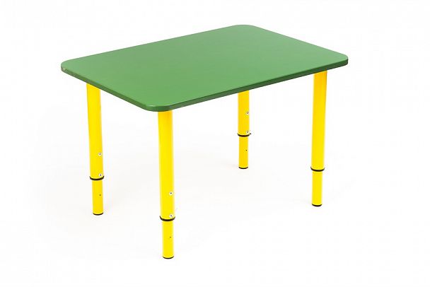 Детский стол Кузя, зеленый, желтый, гр.0-3 - Вид 1