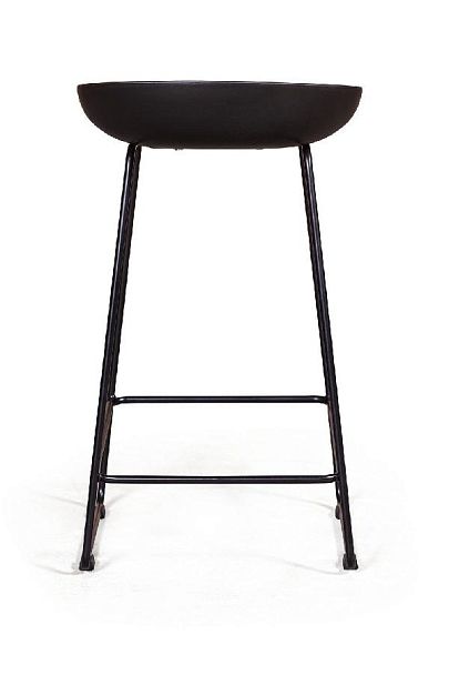 Стул полубарный Leo пластик черный - Вид 5