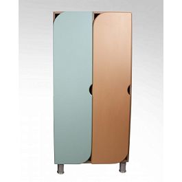 Шкаф 2-секционный, фасад ЛДСП - Фото предпросмотра