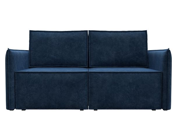 Диван прямой Либерти мини Велюр синий - Вид 2