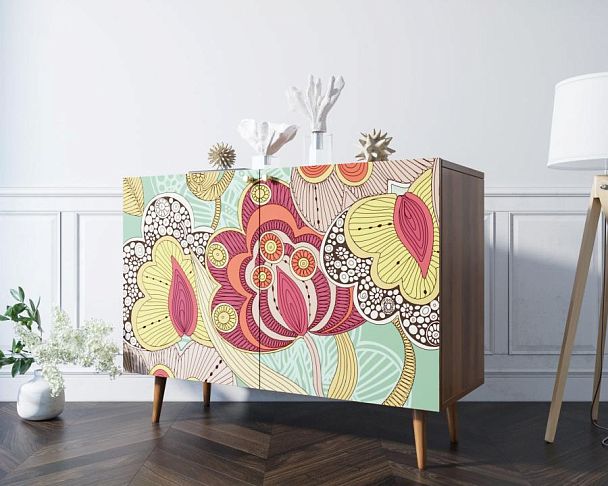 Комод Berber две дверки 6 принт арт BB04/Print_06 - Вид 2