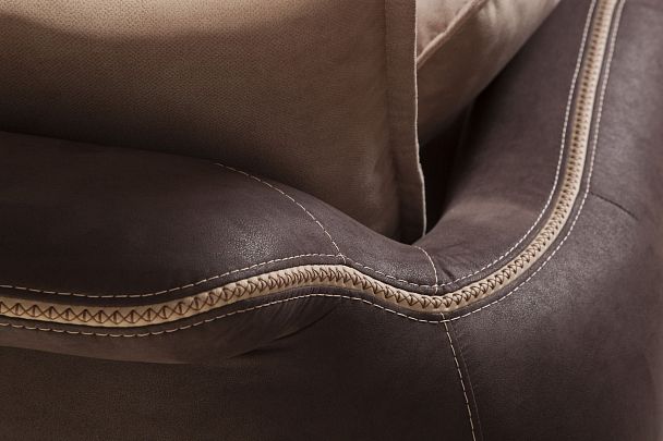 Napoli (Неаполь) диван-кровать с шезлонгом, замша - Вид 15