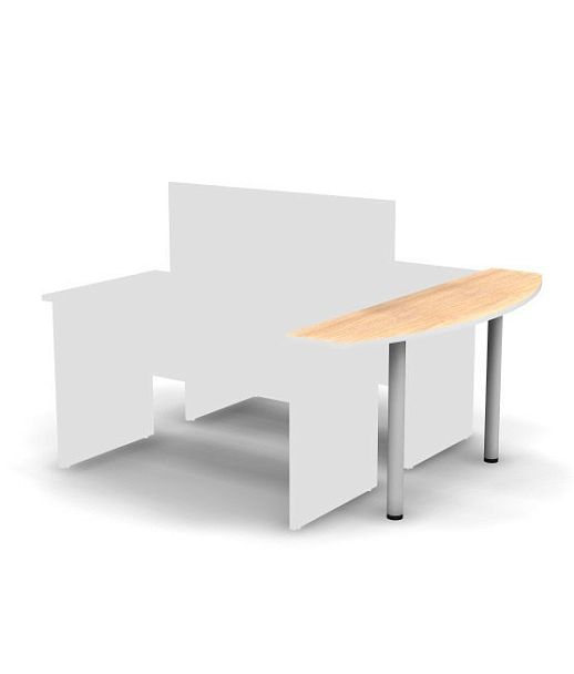 SMART/СМАРТ RS029-137Х43 Стол приставной без опор 1376х430х737 Швейцарский вяз - Вид 1