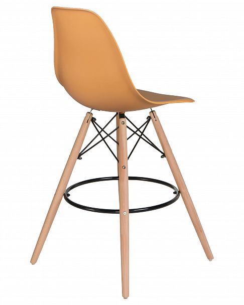 Стул барный DOBRIN DSW BAR (ножки светлый бук, цвет персиковый (NX-Y-06)) - Вид 4