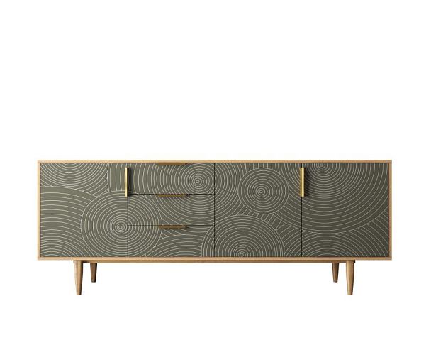 Комод Line удлиненный R25/browngrey - Вид 1