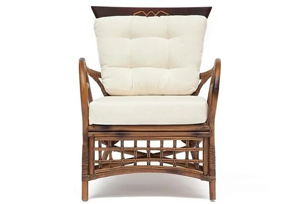Кресло Secret de Maison Каванто/Kavanto, натуральный ротанг, коричневый античный / Brown Antique, без подушки - Вид 3