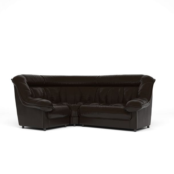 Диван угловой 1У2 Эдельвейс Ed/1y2/cn1113 коричневый - Вид 1