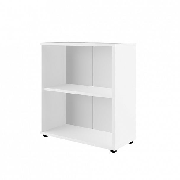 Стеллаж низкий Trend Metal 78x36x84 белый - Вид 1