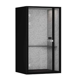 SoundCube RV UNO+ з/с-глухая  SDC-1.2-WA Черный/Зимний Лес/Антрацит/Прозрачный/Серый 1300*1070*2278 - Фото предпросмотра