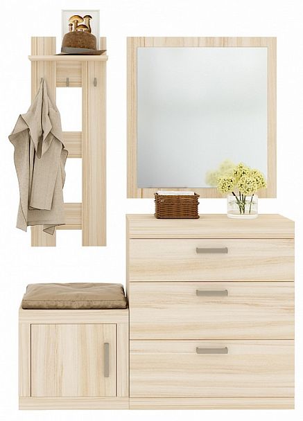 Стенка для прихожей Toivo ТОЙ-ПР 5 Карамель - Вид 1