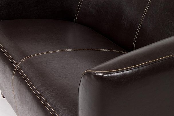 Двухместный диван Collaro 138x90x74 чёрный - Вид 10