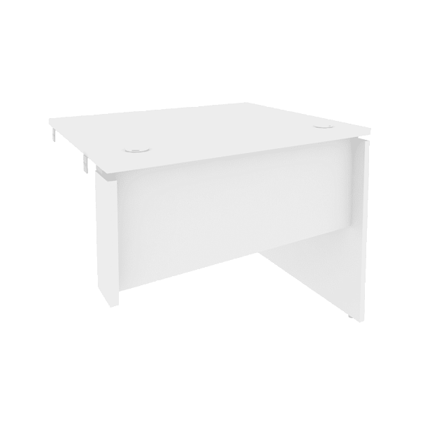 Onix Стол-приставка правый к опорным элементам O.SPR-1.8 (R) Белый бриллиант 980*800*750 - Вид 1