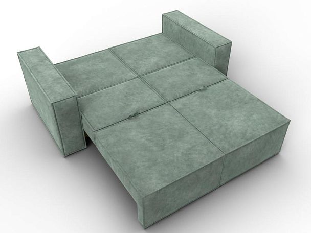 Диван прямой Куба мини Велюр зеленый - Вид 10