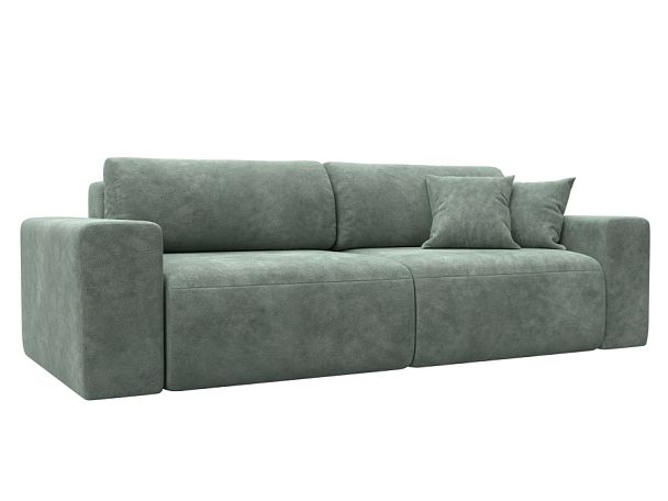 Диван прямой Лига-036 НПБ Классик Велюр зеленый - Вид 1