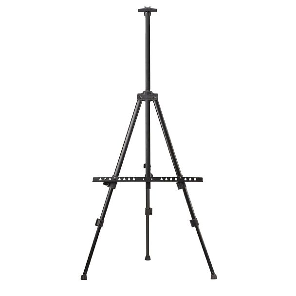 Мольберт-тренога металлический переносной, телескопический, 117х164х94 см, чехол, BRAUBERG ART, 192266 - Вид 1