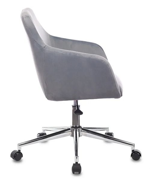 Кресло Бюрократ CH-380SL серая жемчужина Italia 26 крестов. металл хром - Вид 2