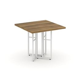 Rift Direct Стол журнальный RF.SJ-001 Сандал Янтарный/Металл Белый 680*680*580 - Фото предпросмотра