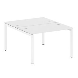 Metal System Quattro Р. ст. на П-образном м/к 50БП.РАС-СП-2.2 Белый/Белый металл 1200*1475*750 - Фото предпросмотра