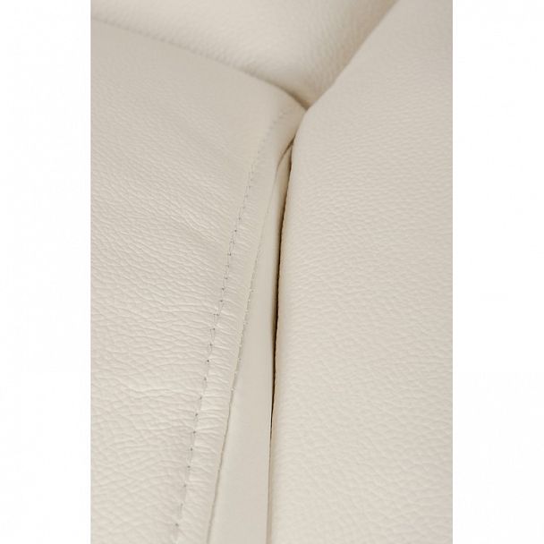 Кресло Парламент / (ivory) сталь + хром /слоновая кость кожа - Вид 13