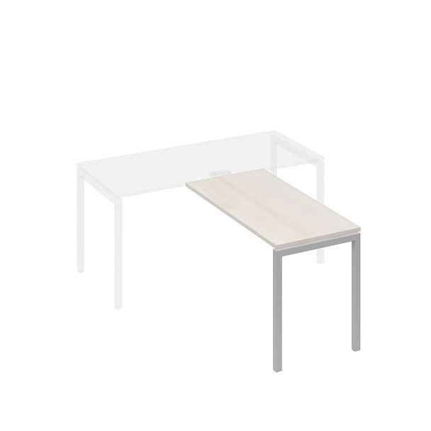 Брифинг-приставка металлокаркас DUE A4 А4 Б2 072 БП дуб / металлокаркас серый - Вид 1