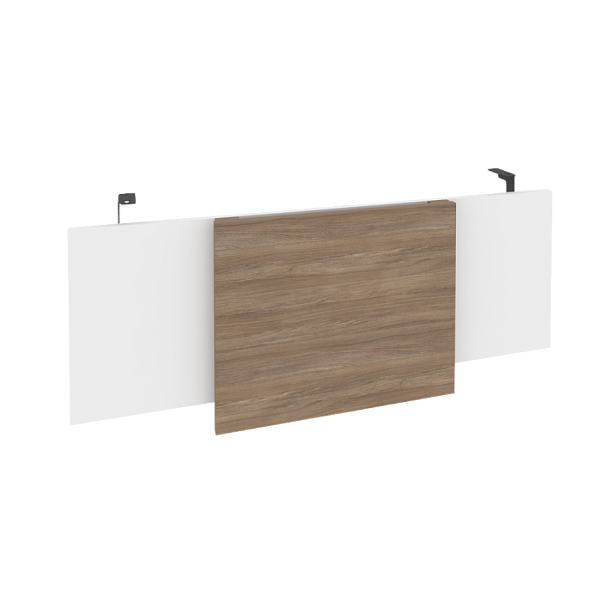 Onix Direct Царга стола руководителя O.M-CSR-3 Белый бриллиант/Дуб аризона/Антрацит металл 1140*450*54 - Вид 1