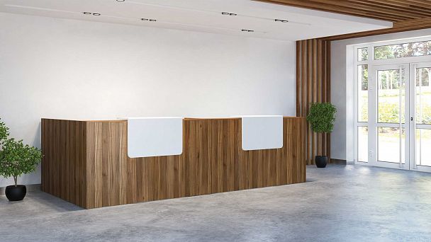 Элемент ресепшн низкий Salute 123x90x75 венге - Вид 3