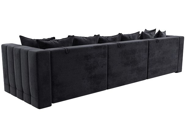 Диван прямой Лига-052 НПБ Лонг Велюр серый - Вид 5