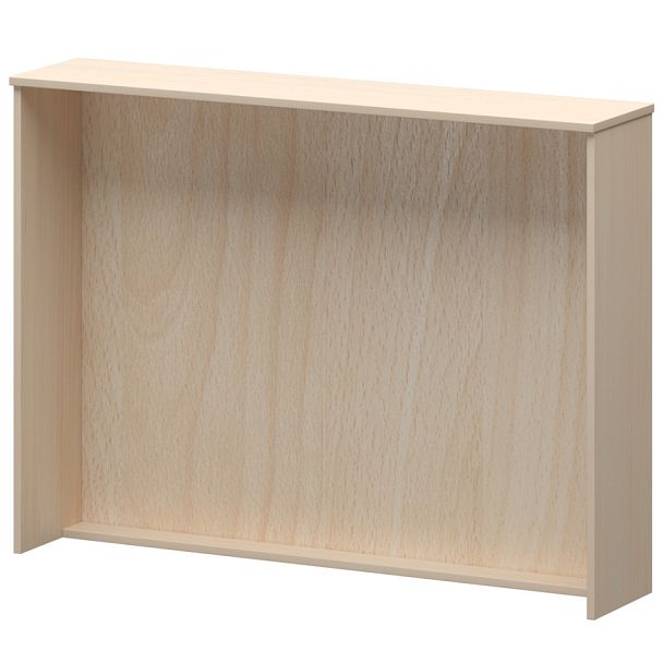 Стойка прямоугольная А-554 Бук 1660x360x1220 Ресепшн - Вид 1