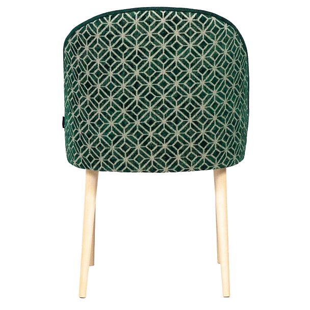 Стул Тони, зеленый шенилл, ножки бук - Вид 6