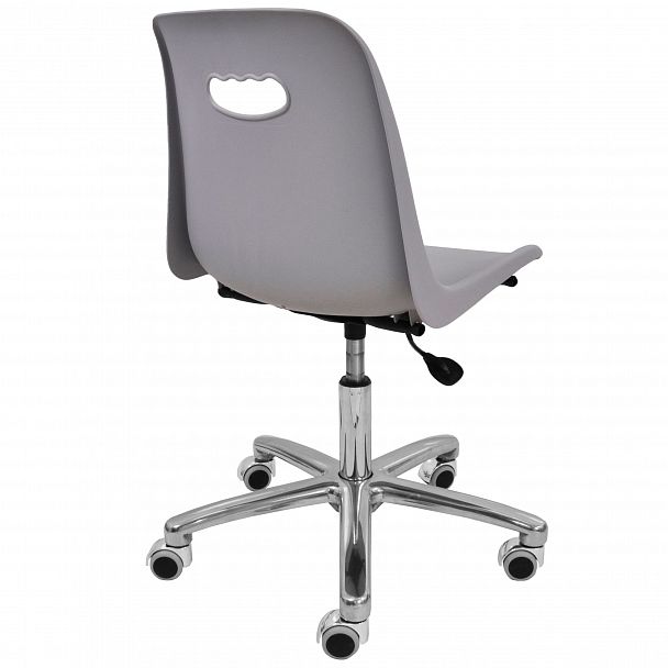 Кресло "Venezia SW на крестовине CINA алюминий", серый - Вид 3