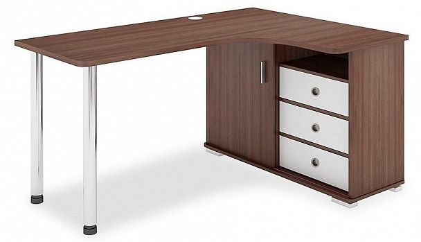 Стол письменный СР-145СМ Белый/Шамони правый - Вид 1