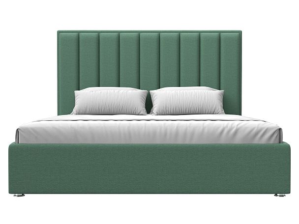 Кровать интерьерная Афродита 180 Рогожка зеленый - Вид 2