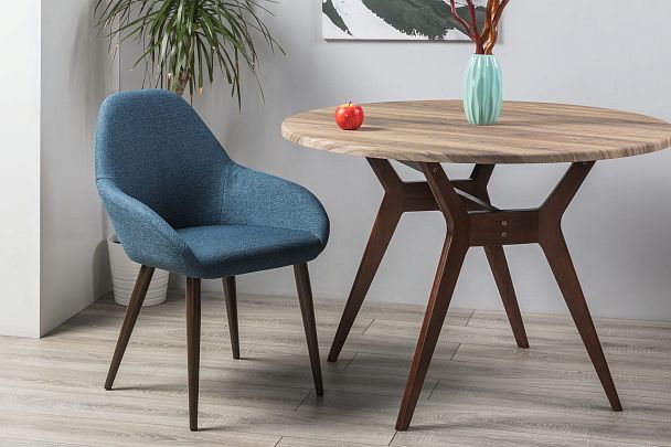 Стул Kent БлюАрт/Тёмный Орех - Вид 6