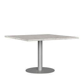 Стол переговорный квадратный Zion Light 120x120x75 дуб нордик - Фото предпросмотра