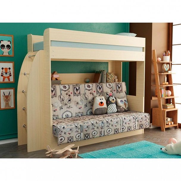 Кровать-диван двухъярусная Омега-17 - Вид 1