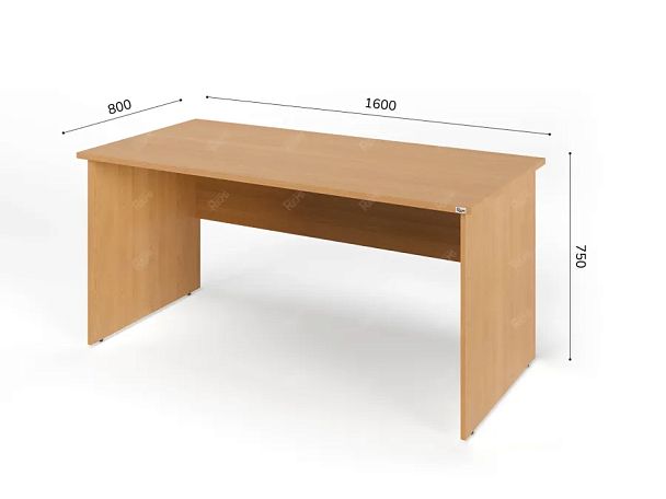 ЛАЙТ / LIGHT RLG003-16x8 Прямоугольный стол 160x80x75 Бук - Вид 2