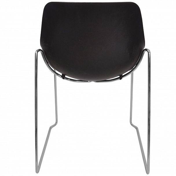 Стул Q5 (пруток), черный, стопируемый - Вид 3