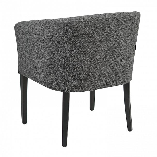 Полукресло Самбука, рогожка с эффектом букле BUCKLE dark grey - Вид 4