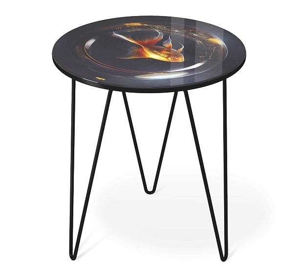 Столик журнальный Sheffilton SHT-CT27 лунная ночь/черный муар - Вид 3