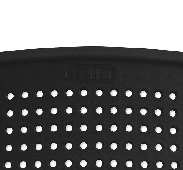 Стул Sheffilton SHT-S85PB-1 черный/желтый/хром лак - Вид 4