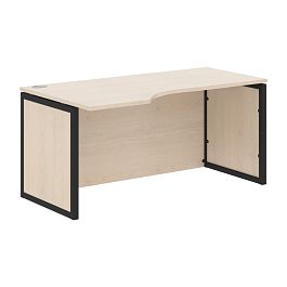 Стол эргономичный XQPCET 169H(L) Бук Тиара/Антрацит 1600х900х750 XTEN-QP - Фото предпросмотра