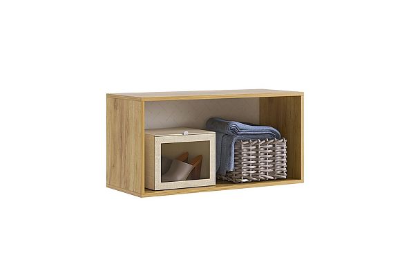 Бери Антресоль двухдверная MPR-025.2564 дуб крафт золотой/графит - Вид 9